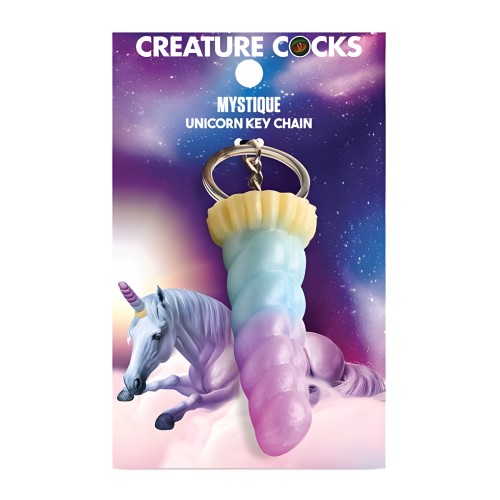 Mystique Unicorn Mini Dildo Key Chain