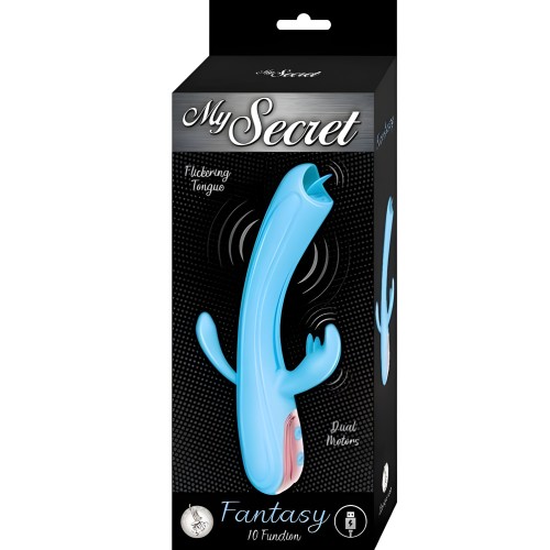 My Secret Fantasy Blue Vibrator - Dual Motors