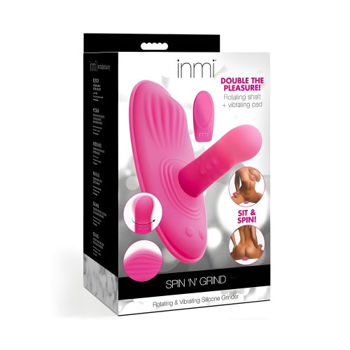 Spin N' Grind Rotating And Vibrating Silicone Sex Grinder