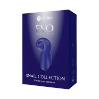 Masturbador Recargable Snail Vibe Evo Azul Marino