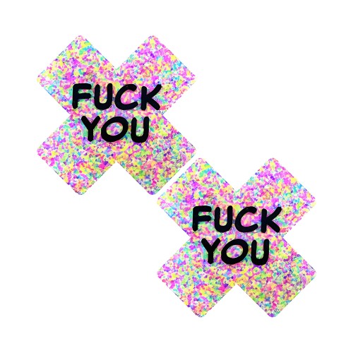 Neva Nude F*ck You Sprankles Nipple Pasties