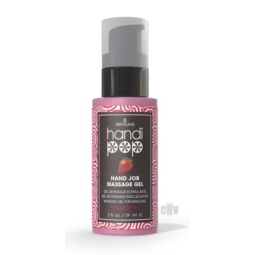 Handipop Edible Massage Gel Strawberry 2 Oz
