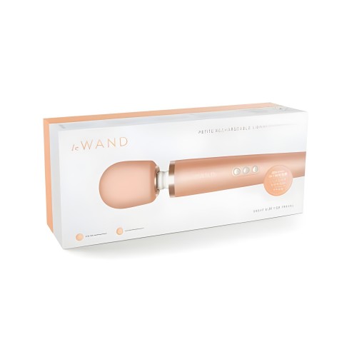 Le Wand Petite Rechargeable Vibrating Massager - Rose Gold