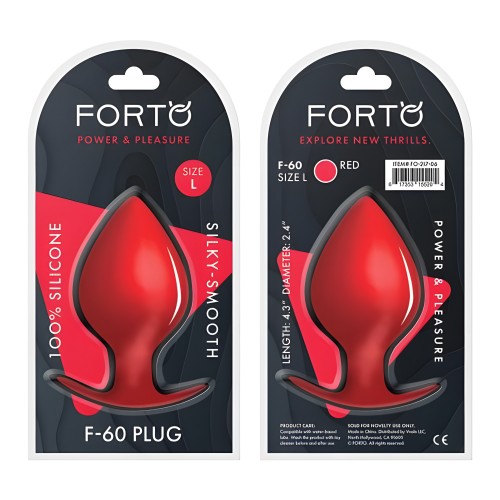 FORTO F-60 Pala Roja Grande - Plug Anal