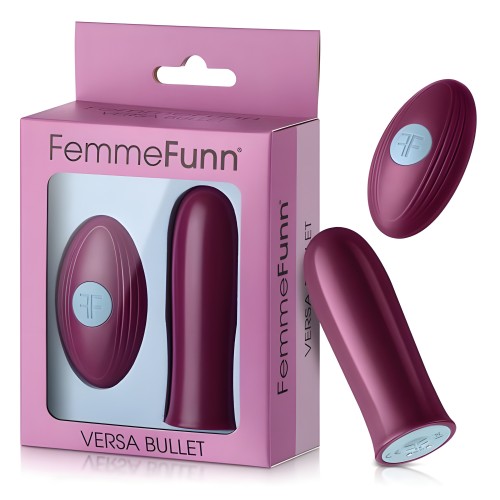 Bala Femme Funn Versa con Control Remoto - Fucsia Oscuro