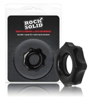 Anillo C Negro Rock Solid Gear