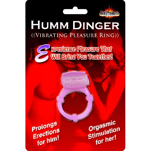 Humm Dinger Vibrating Cockring - Magenta