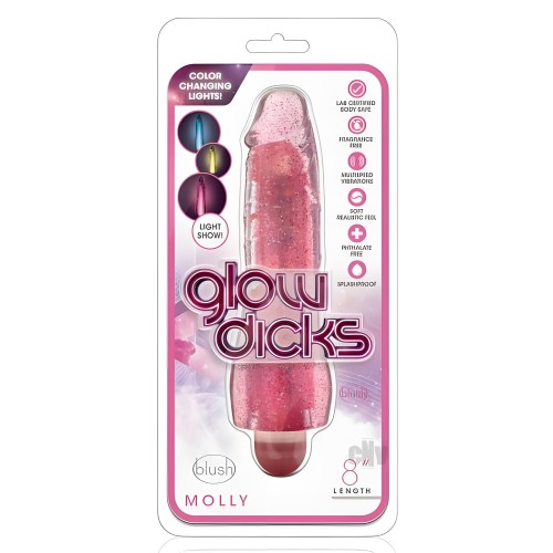 Vibrador Brillante Blush Glow Dicks Molly - Rosa