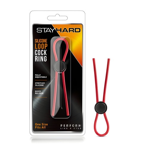 Stay Hard - Silicone Loop Cock Ring - Enhance Stamina