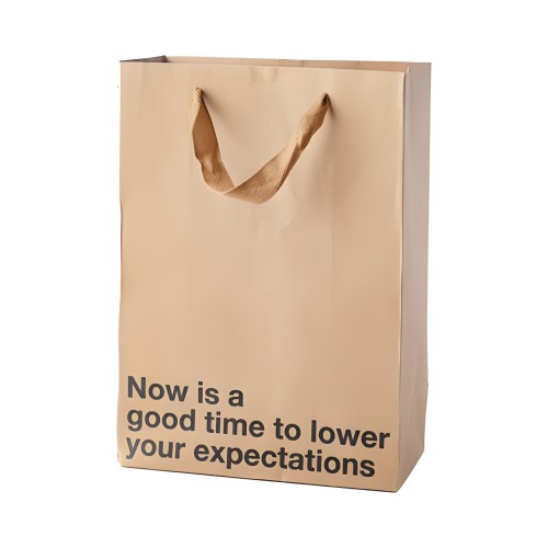 Snarky Gift Bags Lower Your Expectations 3pk