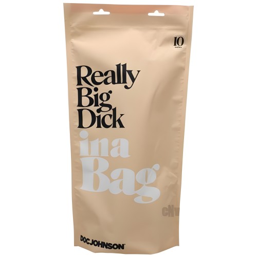 En Una Bolsa Pene Realmente Grande 10in Claro