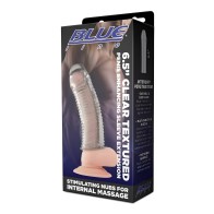 Blue Line Clear Textured Sleeve 6.5