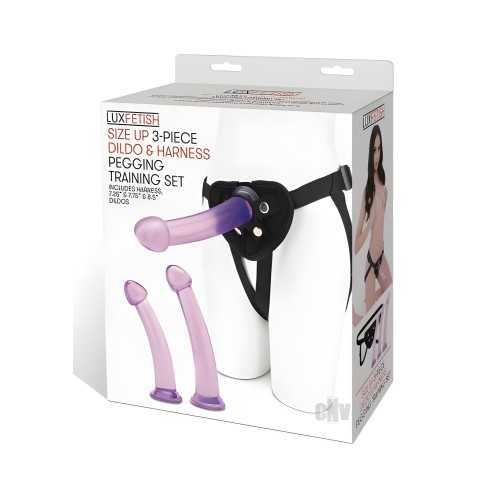 Lux F Size Up Pegging Training Set 3pc