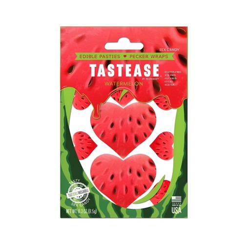 Tastease Edible Pasties & Pecker Wraps In Watermelon