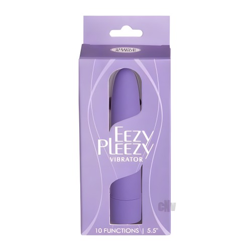 Simple & True Eezy Pleezy Vibrador Clásico 5.5 In. Púrpura