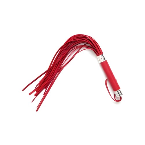 Plesur 18" Vegan Leather Flogger - Red