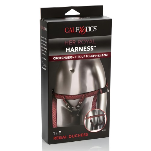 Her Royal Harness The Regal Duchess O/S Red