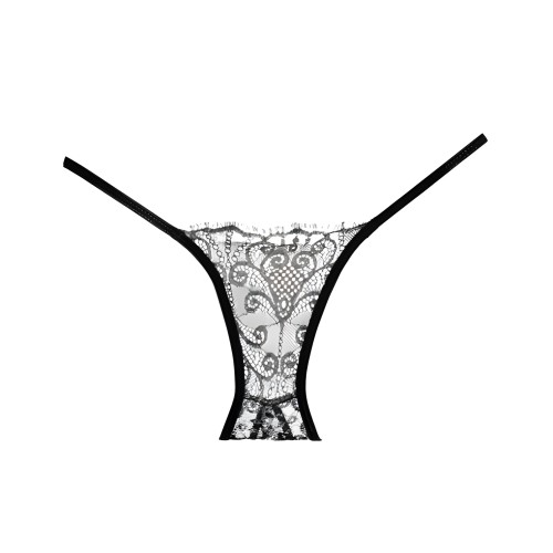 Adore Lace Enchanted Belle Panty Black O/S