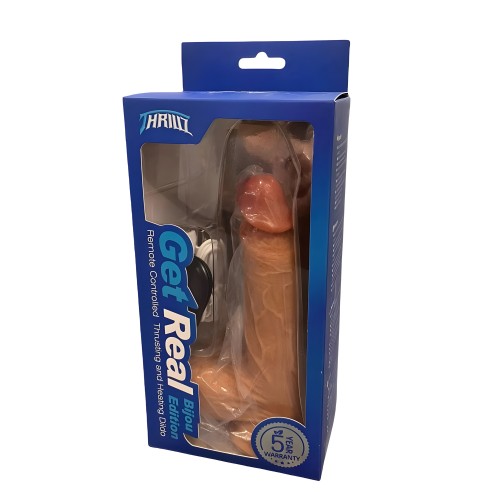 Get Real Bijou Edition Dildo Control Remoto con Movimiento y Calentamiento