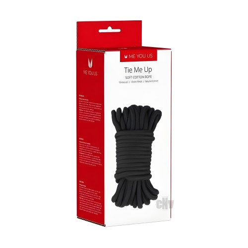 Cuerda de Atar Negra Me You Us 10m - Cuerda de Bondage