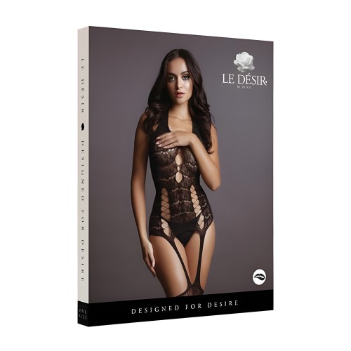 Lace Suspender Bodystocking - Flattering Fit