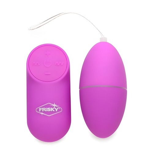 Huevo Vibrador Frisky 28x Scrambler Con Control Remoto - Púrpura