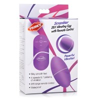 Huevo Vibrador Frisky 28x Scrambler Con Control Remoto - Púrpura