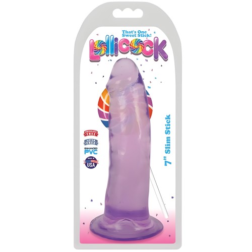 Lollicock Slim Stick 7in Hielo de Uva - Dong Realista