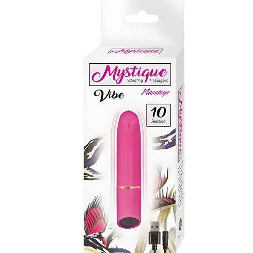 Masajeador Vibrante Mystique Rosa - Discreto y Potente