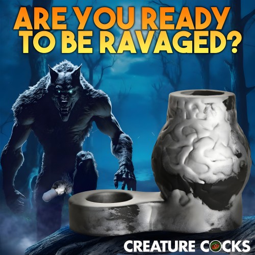 Creature Cocks Night Prowler Silicone Girth Enhancer with Ball Strap M