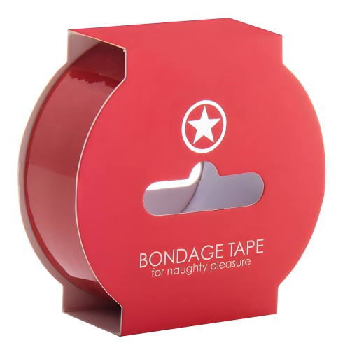 Cinta de Bondage No Pegajosa Ouch! - Roja