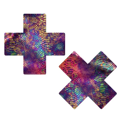 Pastease Plus X Neon Rainbow Nipple Pasties