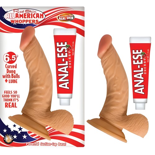 All American Whoppers 6.5 inches Curved Dong - Versatile Pleasure