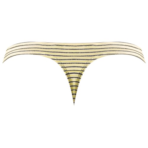 Male Power Cabana Banana Bong Thong - Yellow/Grey