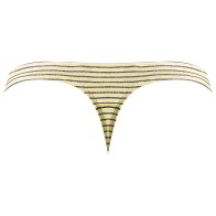 Male Power Cabana Banana Bong Thong - Yellow/Grey