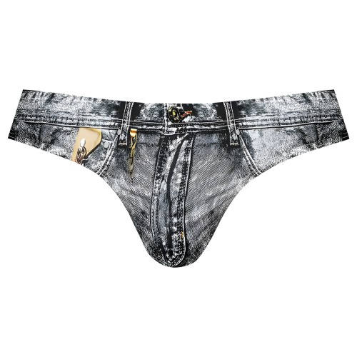 Lencería Femenina - Male Power Tanga Dirty Denim Talla S/M