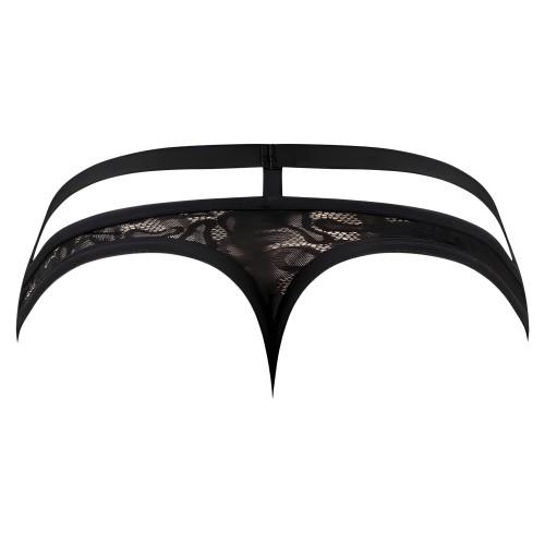 Lucifer Tanga Cortado Negro S/M