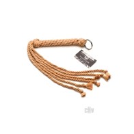 Ms Swashbuckler Rope Flogger Tan - Impact Play