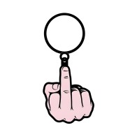 Sex Toy Keychain Middle Finger