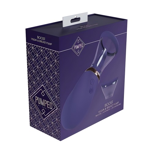 Pumped Boost Vulva & Breast Pump Purple