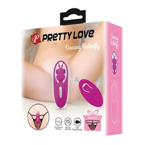 Vibrador Panty Pretty Love Dancing Butterfly - Fucsia