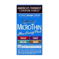Kimono Mico Thin Variety 12 Pack Condoms - Safe Sex