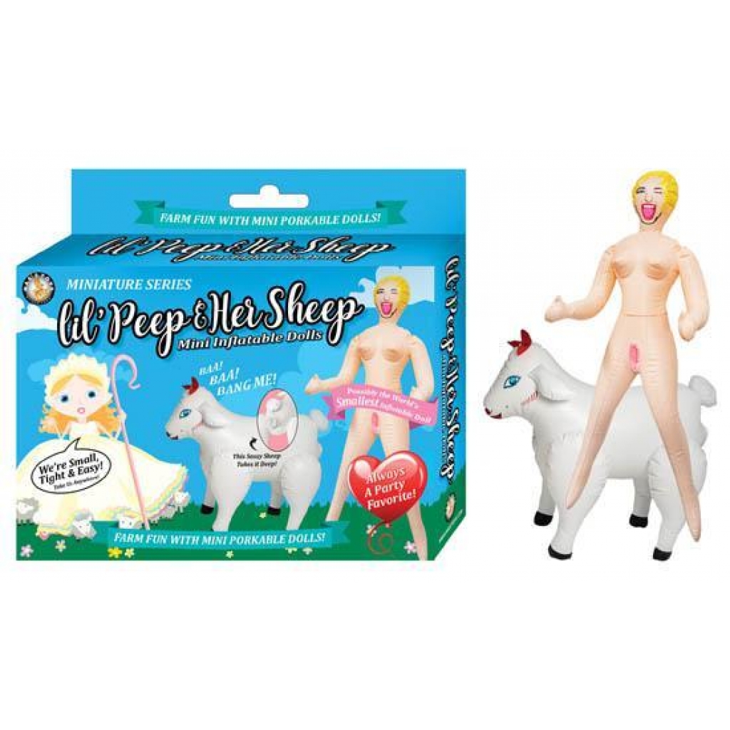 Lil Peep & Her Sheep Mini Inflatable Dolls  - Nasstoys