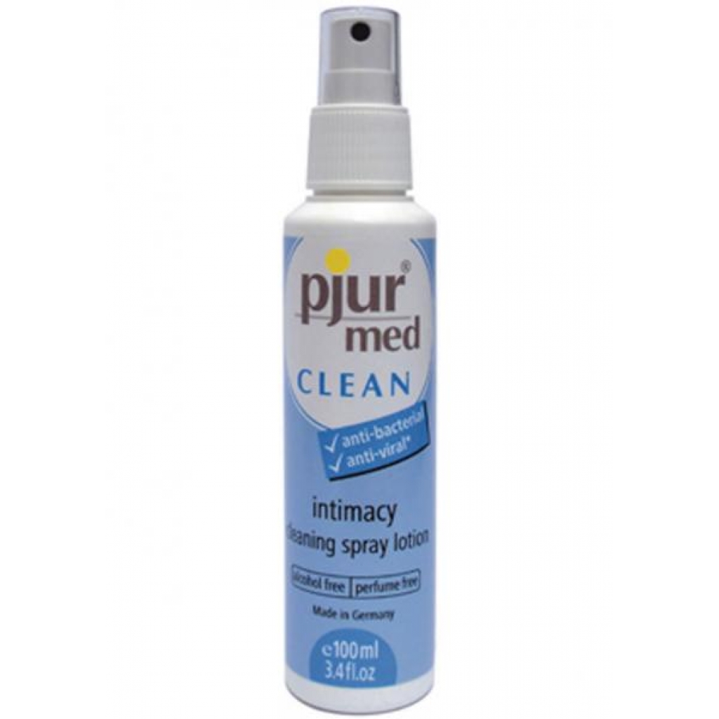 Pjur Med Clean Toy Cleaner Or Intimacy Cleaning Spray Lotion 3.4 Ounce - Pjur