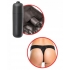 Hanky Spank Me Vibrating Panty Black Lace Thong - Pipedream 