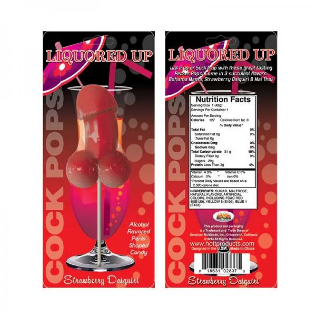 Liquored Up Cock Pop-strawberry Daiquiri - Hott Products