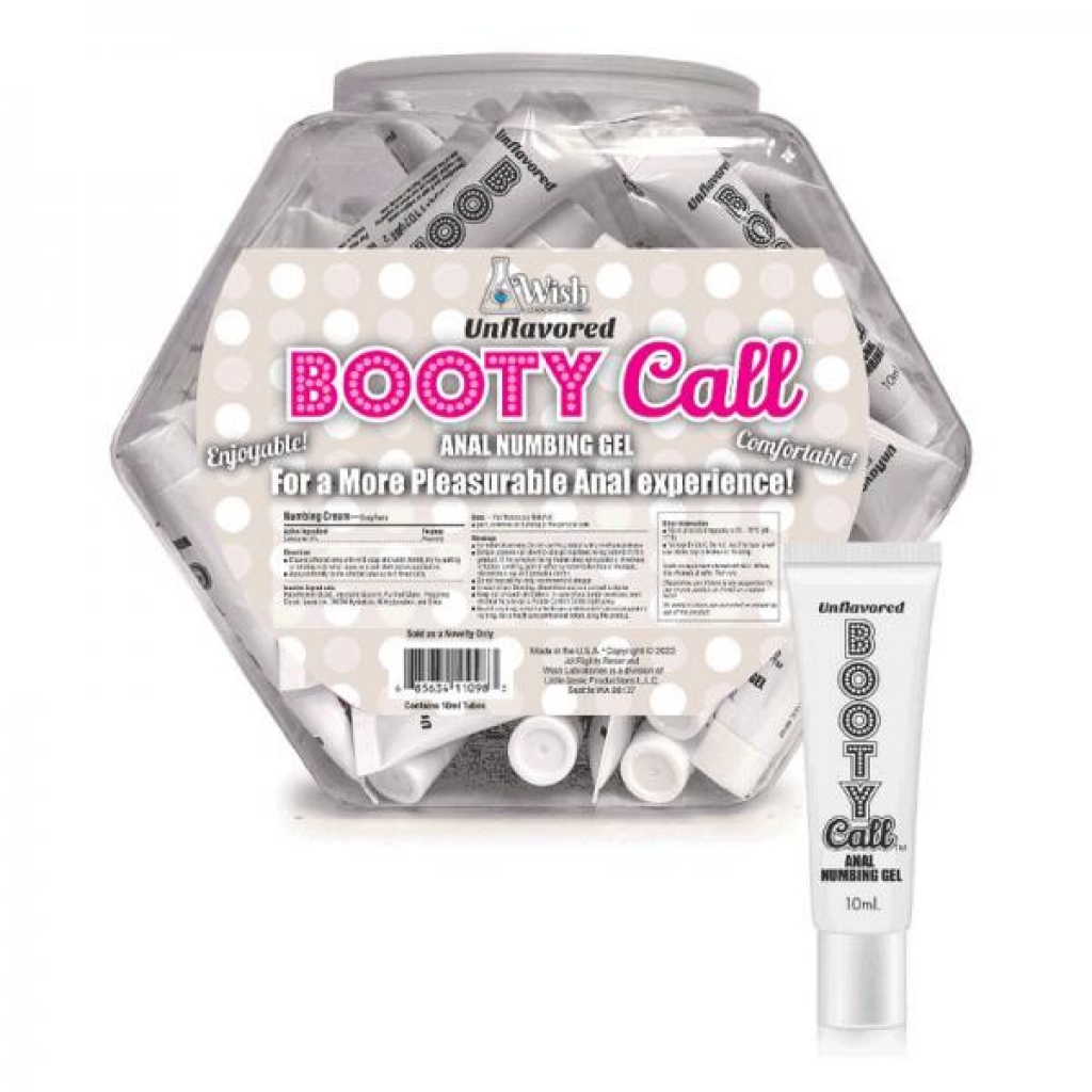 Bootycall Anal Numbing Gel Unflavored 65-piece Fishbowl Display - Little Genie Productions