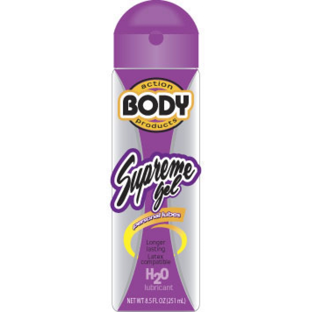 Body Action Supreme Gel Lube 2.3 oz - Body Action