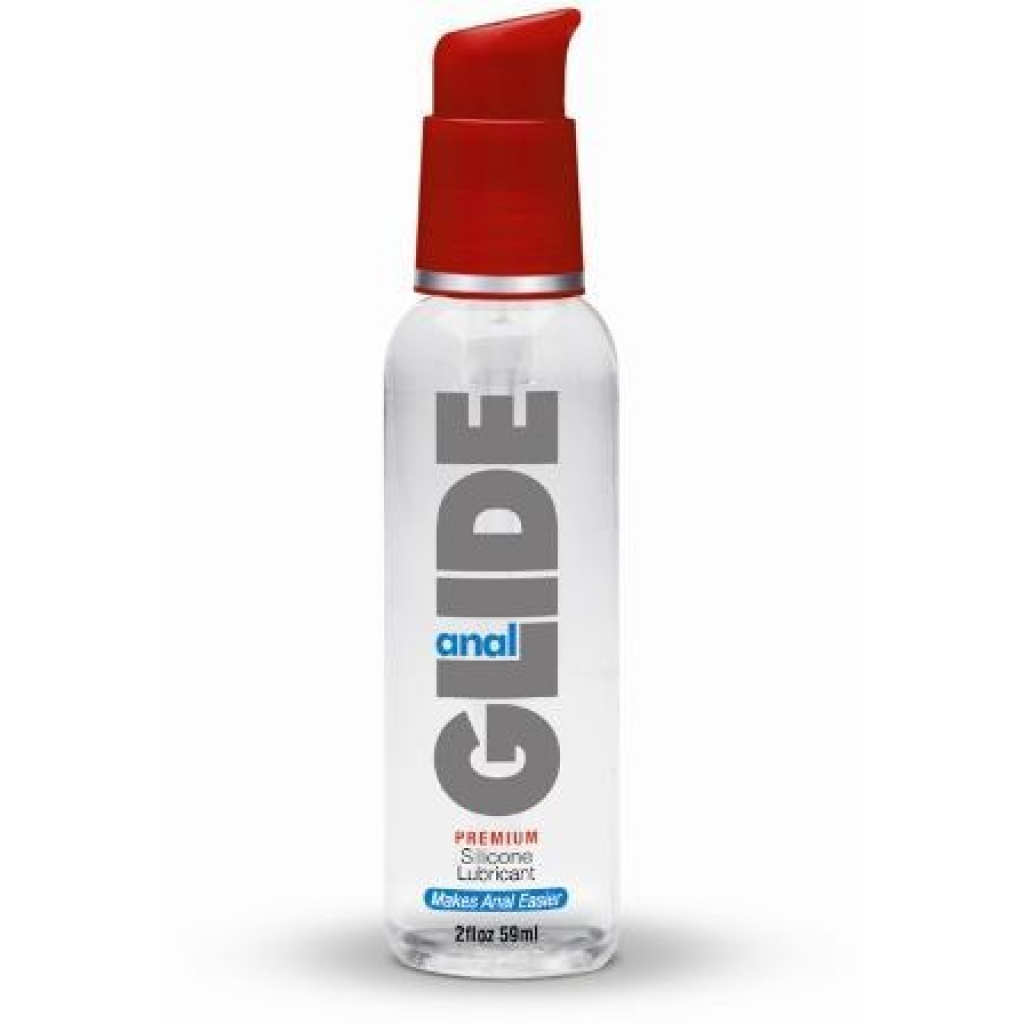 Anal Glide Silicone Lubricant 2 oz Pump - Body Action