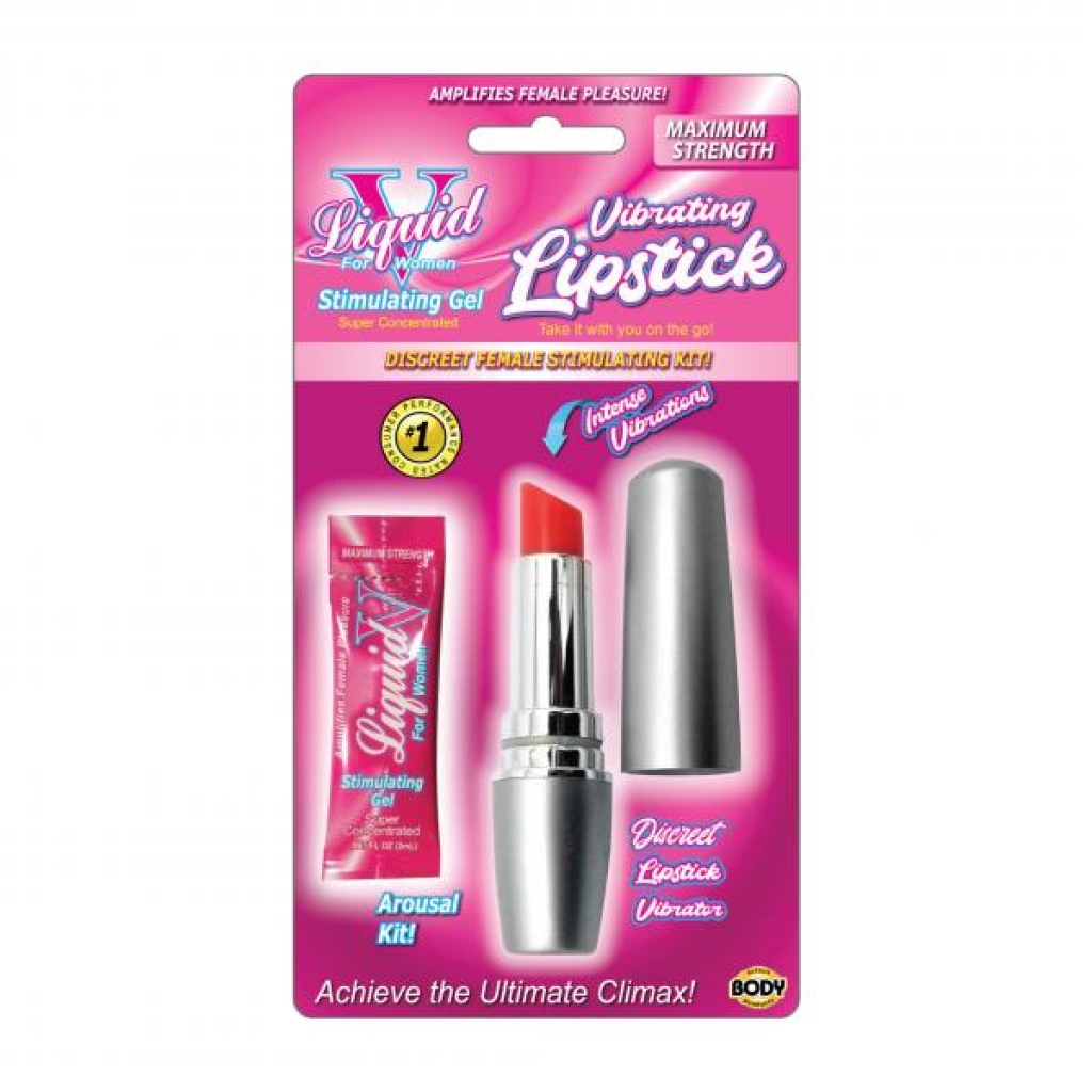 Liquid V Vibrating Lipstick Kit - Body Action Products